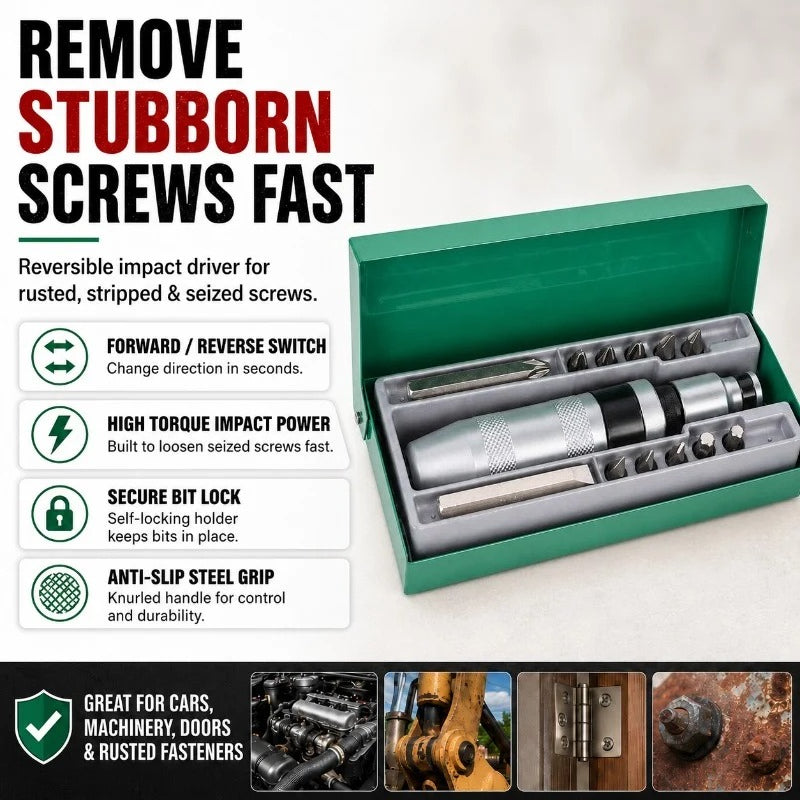 Stubborn Bolt Impact Driver Set