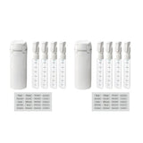 4-in-1 Leakproof Rotatable Travel Dispenser Set Style 2