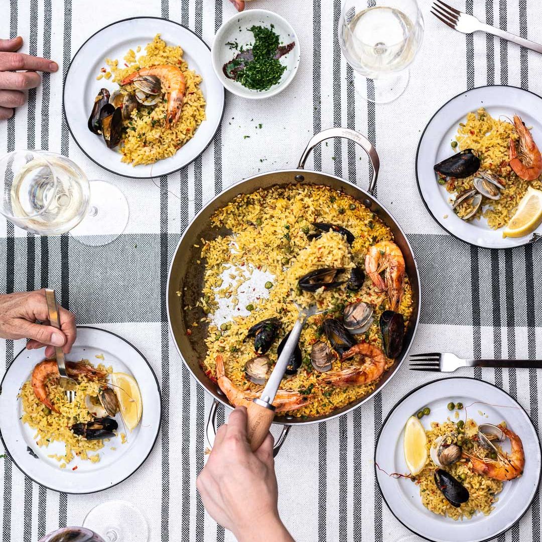 MINERAL B Carbon Steel Paella Pan