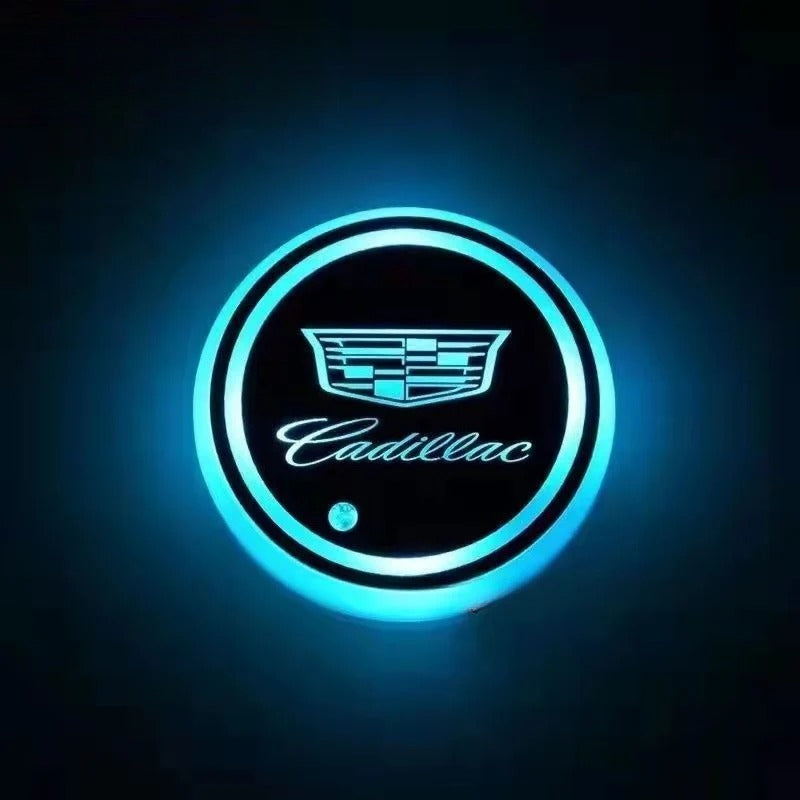 2PCS LED Car Coasters