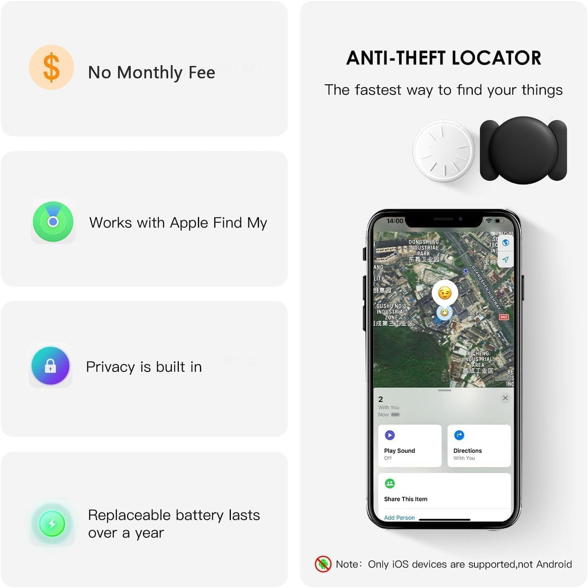 StealthMag GPS-Free Smart Tracker