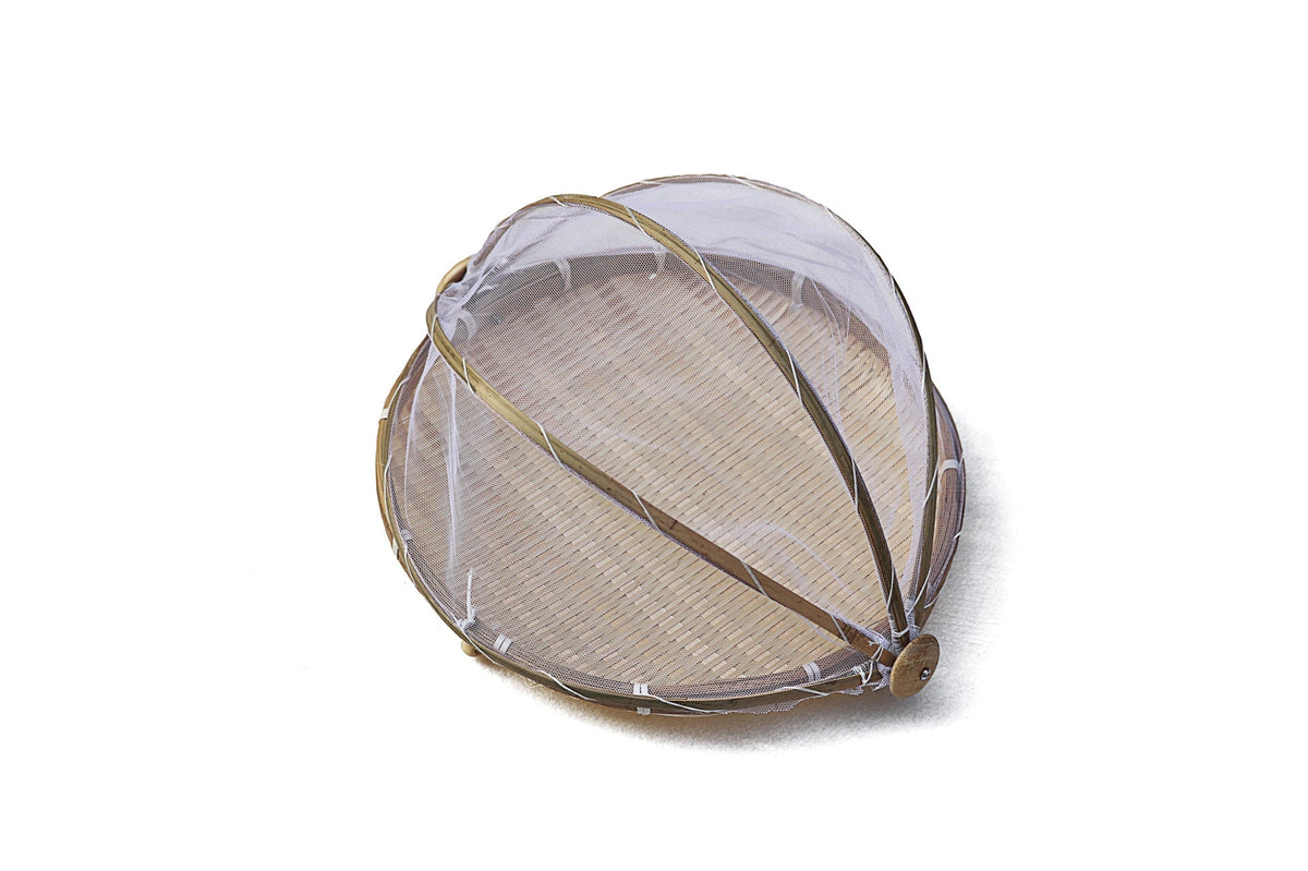 Bamboo Round Storage Basket Set for Home Use - Picnic Essential