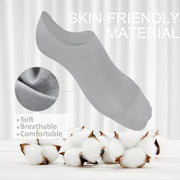 🔥6-Pair Invisible Grip Socks Pack 🧦 – Breathable Low-Cut Anti-Slip Sweat-Absorbing Design