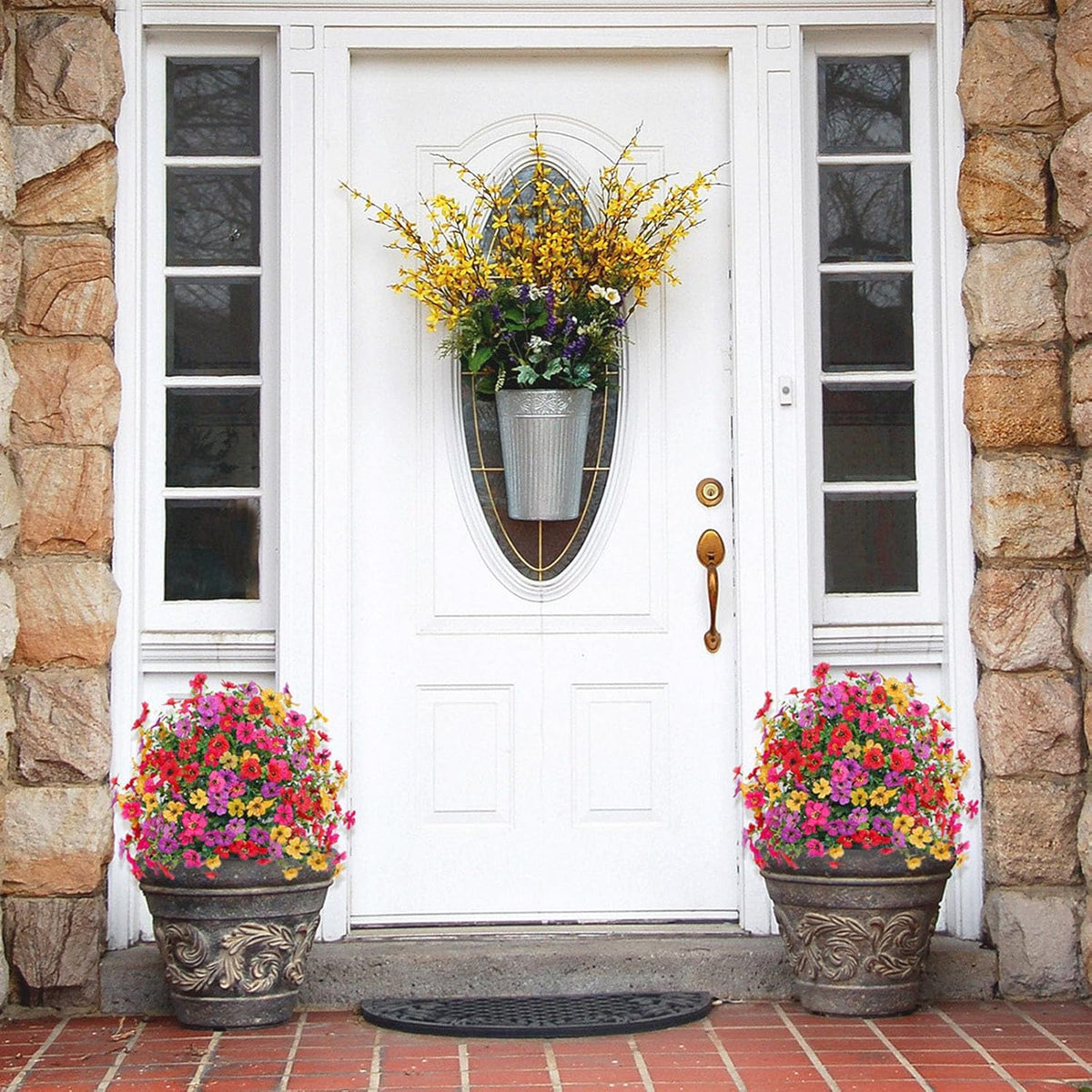 Artificial Flowers for Outdoor Indoor Garden Home Decoration