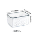 Food Storage Containers for Fridge with Removable Colander