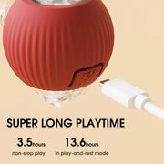 Interactive Rolling Cat Toy Ball – Smart Motion-Activated Toy with Chirping Sounds
