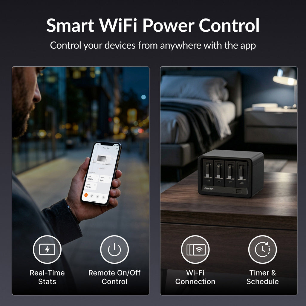 Gitryin Smart Desktop Charging Station 12-in-1 (40W Combo)