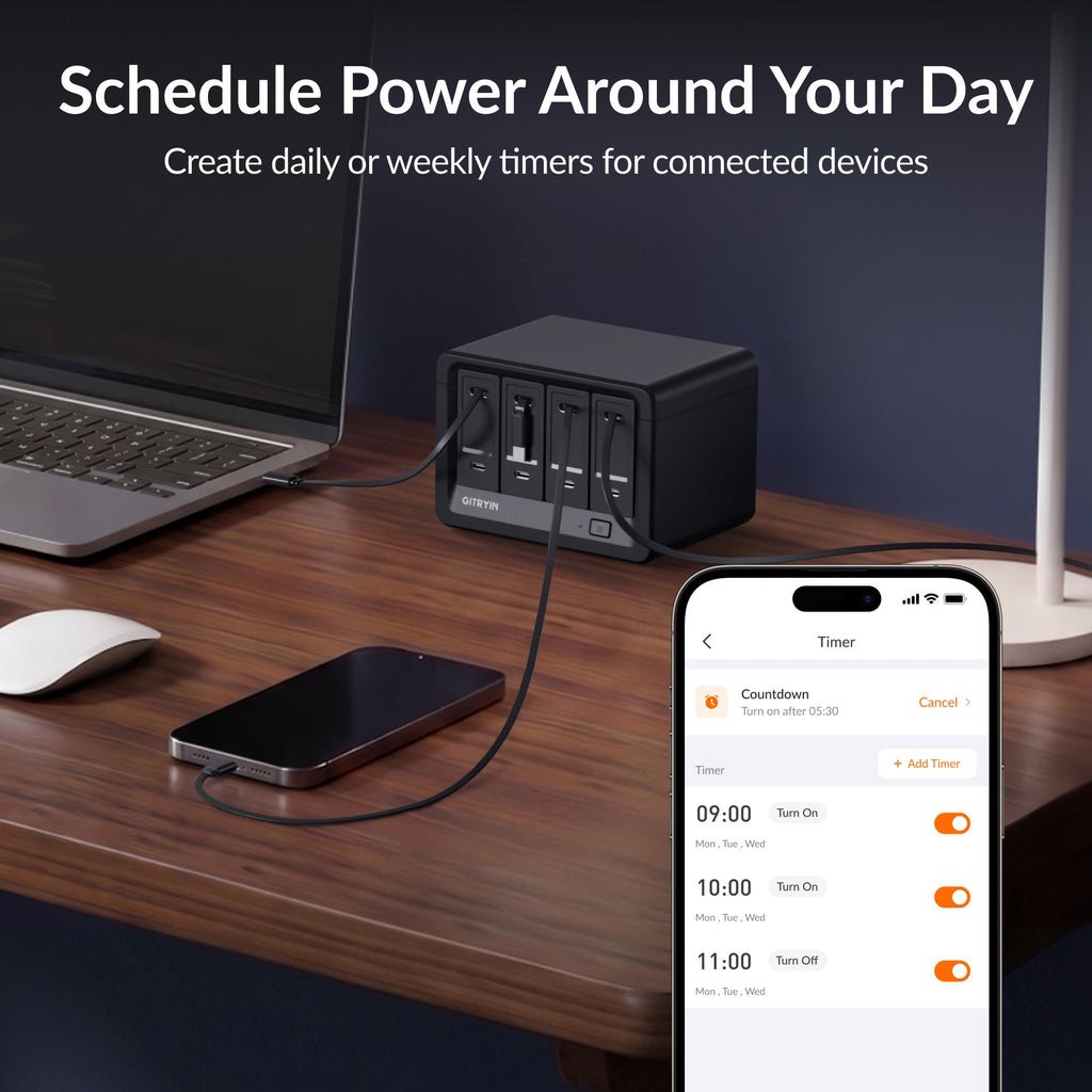 Gitryin Smart Desktop Charging Station 12-in-1 (40W Combo)