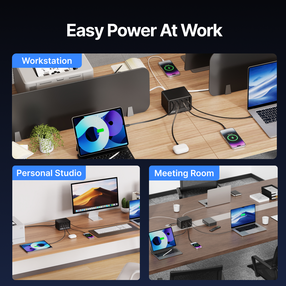 Gitryin Smart Desktop Charging Station 12-in-1 (40W Combo)