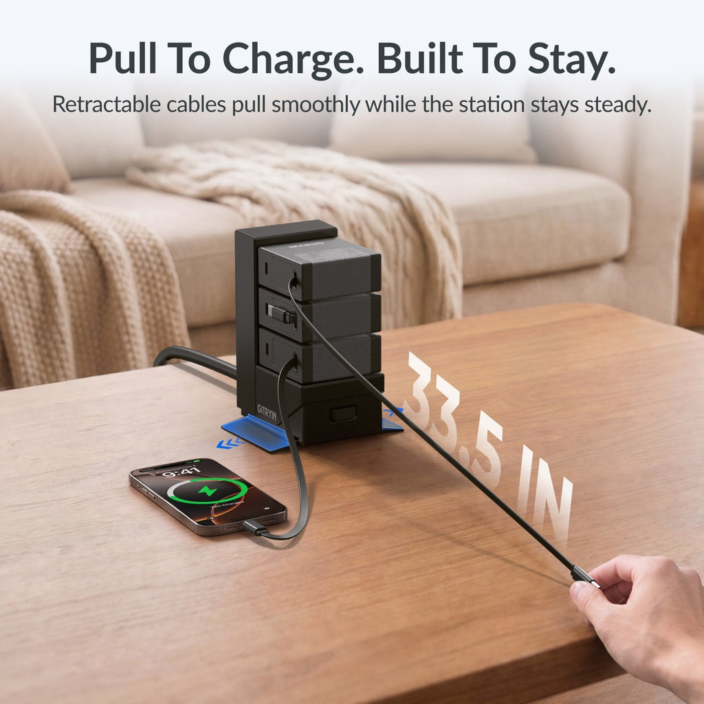 Gitryin ModDock 3 Tower Charging Station (40W Combo)