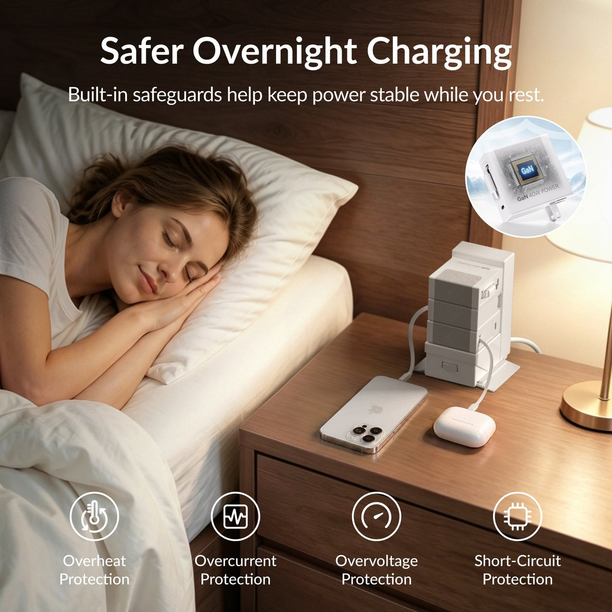 Gitryin ModDock 3 Tower Charging Station (40W Combo)