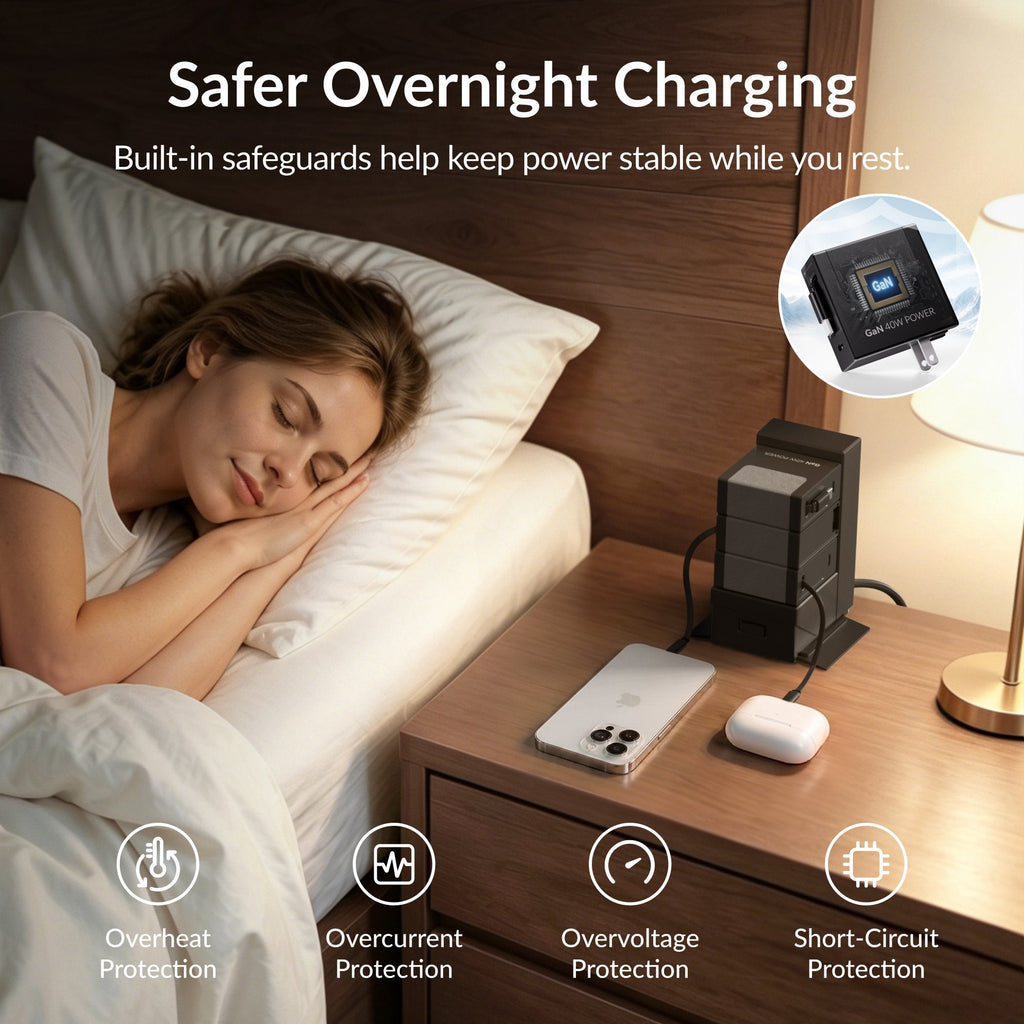 Gitryin ModDock 3 Tower Charging Station (40W Combo)