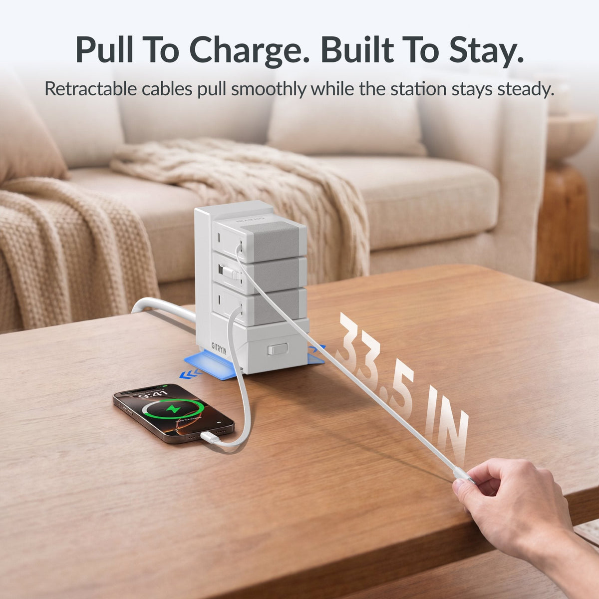 Gitryin ModDock 3 Tower Charging Station (40W Combo)