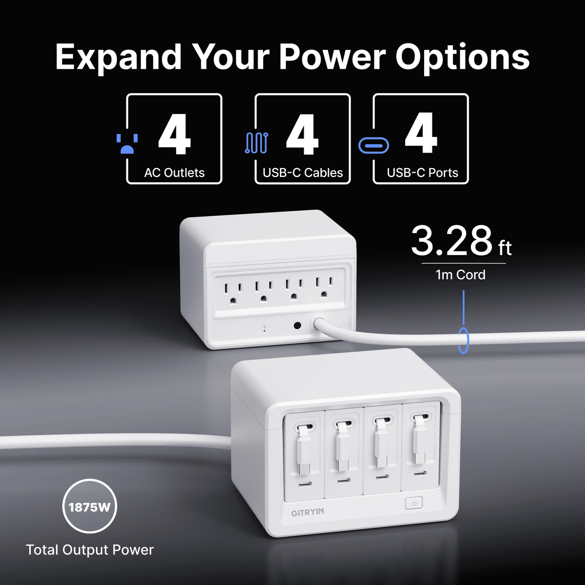 Gitryin Smart Desktop Charging Station 12-in-1 (40W Combo)