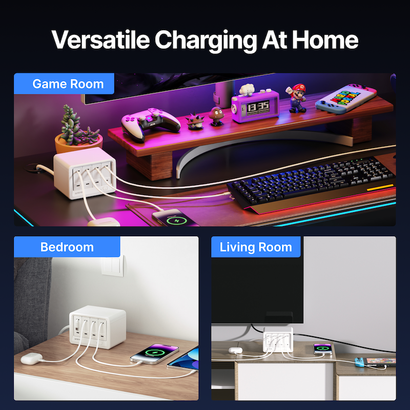 Gitryin Smart Desktop Charging Station 12-in-1 (40W Combo)