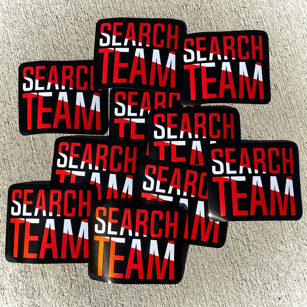 Vinyl Stickers: SEARCH TEAM