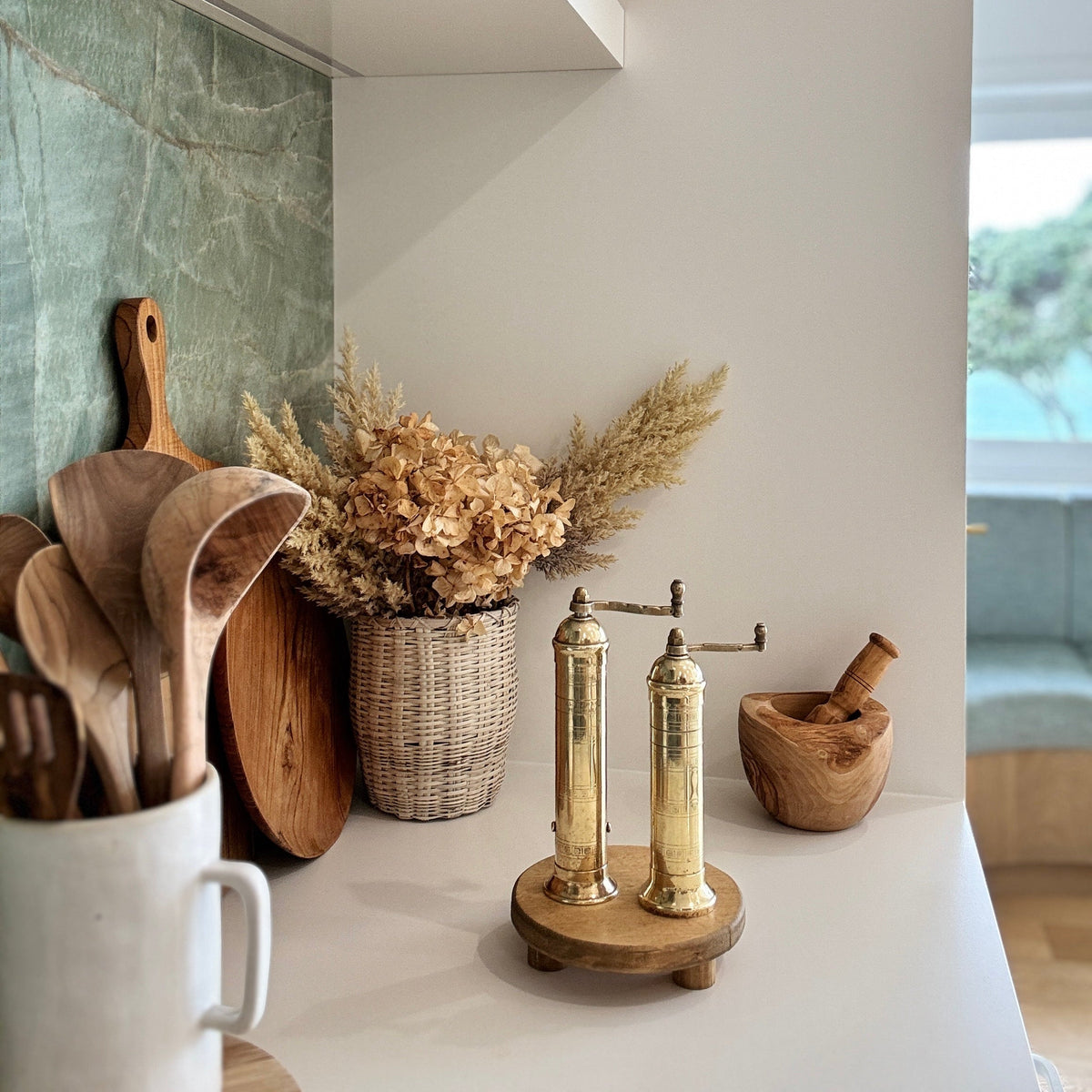 Brass Salt & Pepper Mills