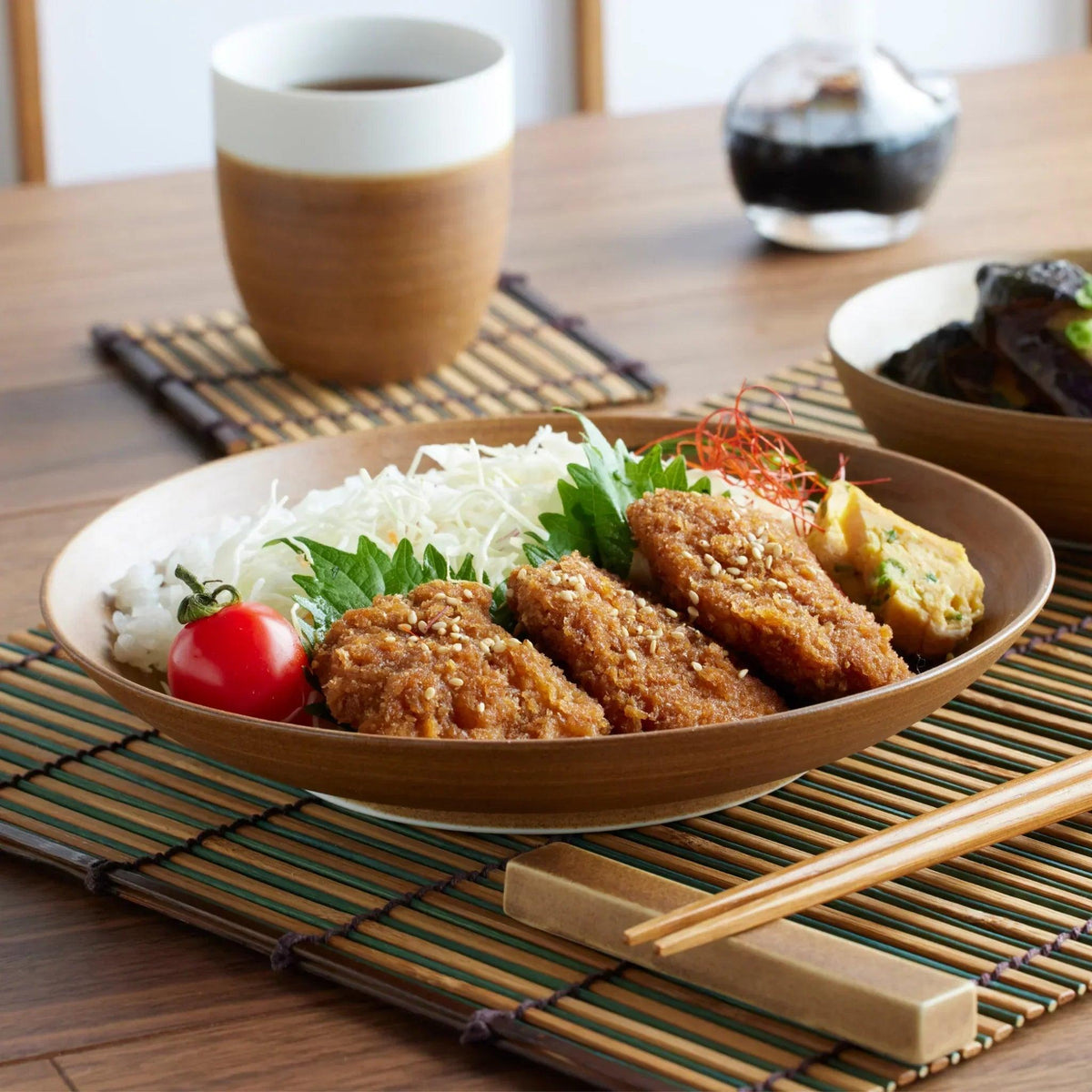 Cozy Japandi Salad Plate