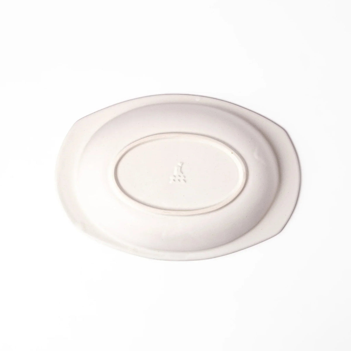 Easy Scoop Oval Ceramic Curry Plate