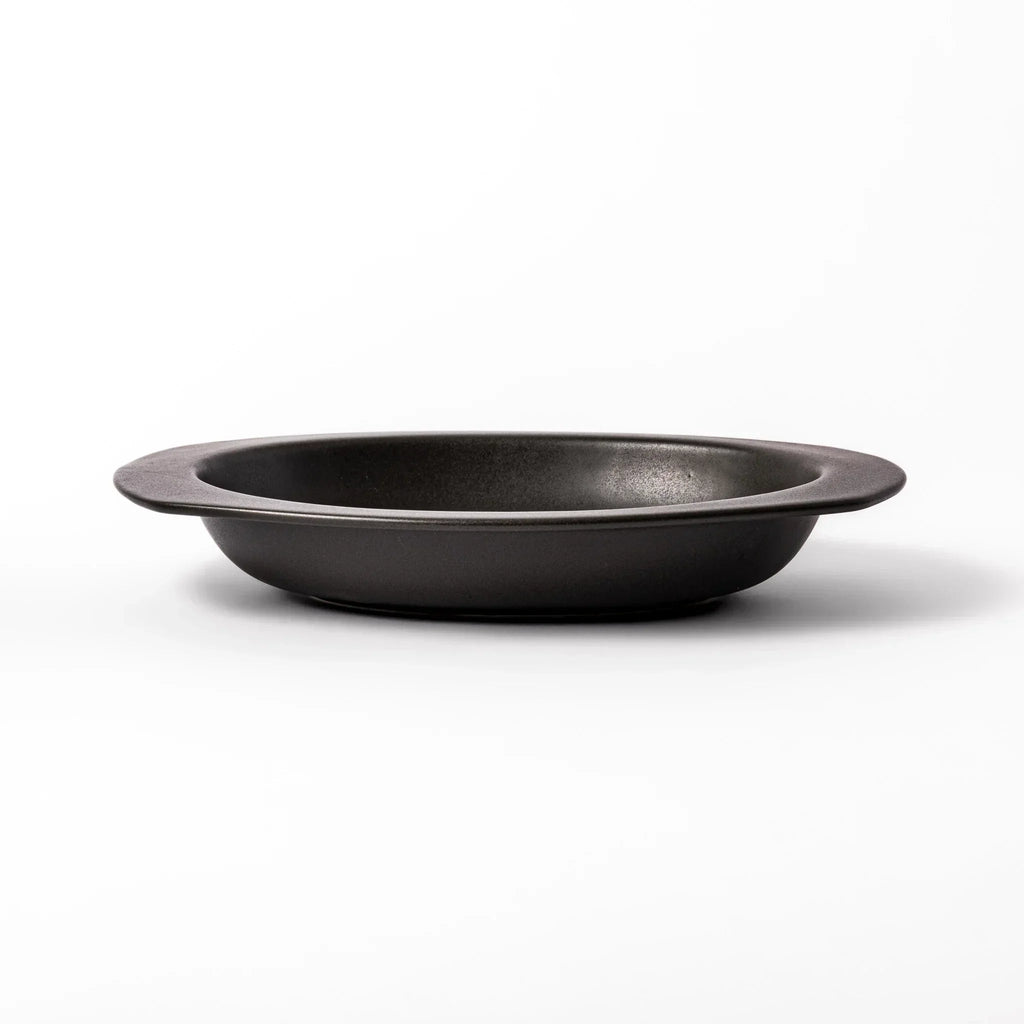 Easy Scoop Oval Ceramic Curry Plate