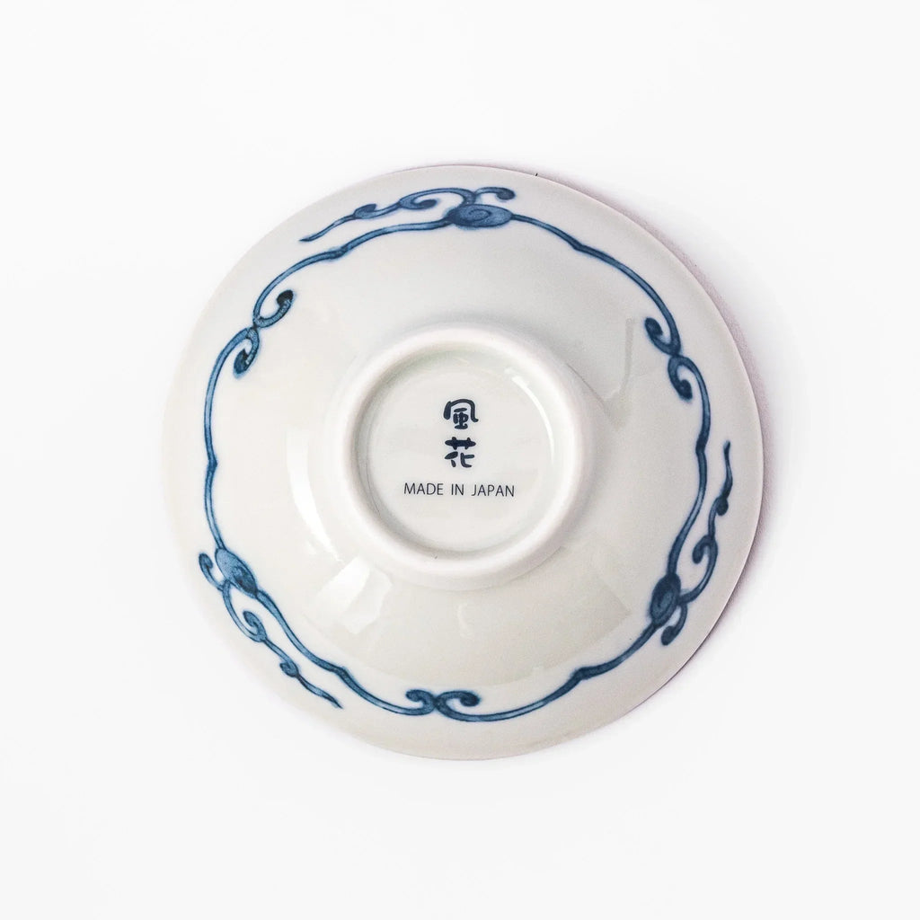 Golden Lattice and Blossom Dessert Bowl