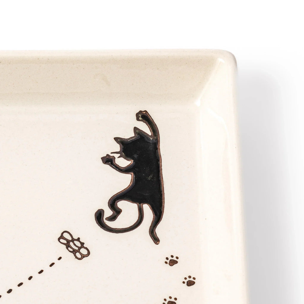 Hanging Cat Dessert Plate
