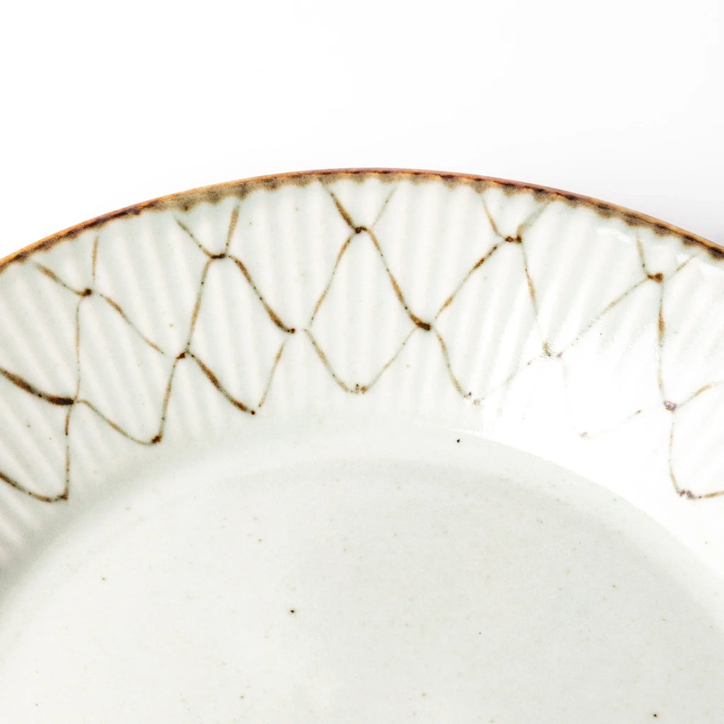 Rustic Diamond Weave Salad Plate