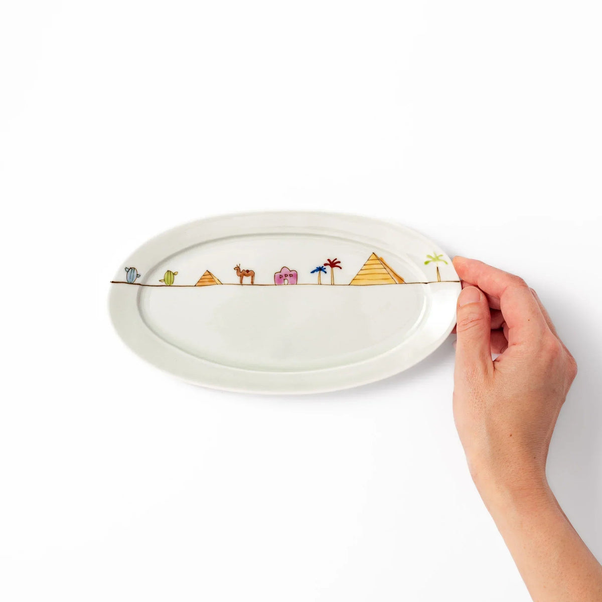 Storybook Egypt Salad Plate