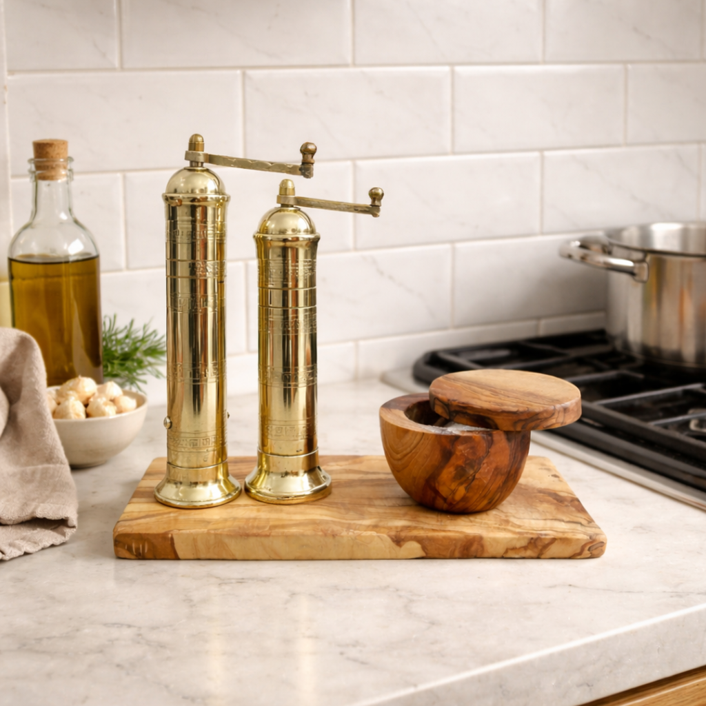 Olive Wood Salt Cellar