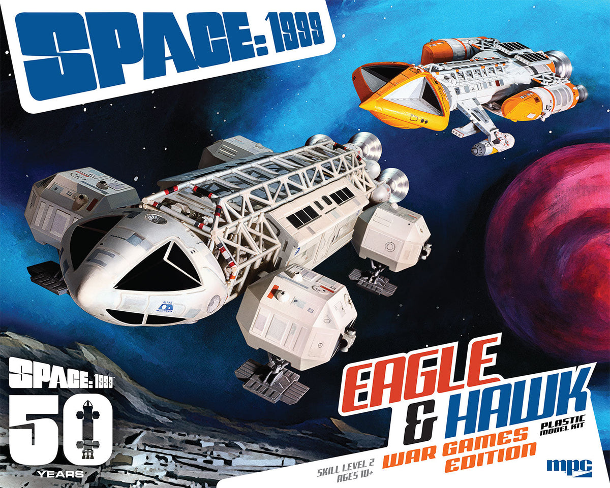 MPC Space 1999: Eagle & Hawk War Games Edition 1:72 Scale Model Kit