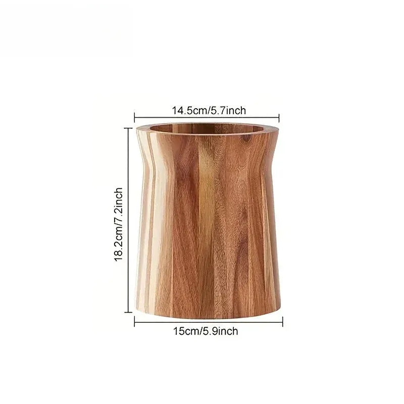 7 Piece Teak Utensil Set + Caddy Bundle