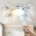 New Socket Fan Light, Screw-in Ceiling Fan with Light and Remote Control