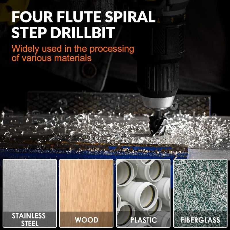 Heavy-Duty HSS Drill Set
