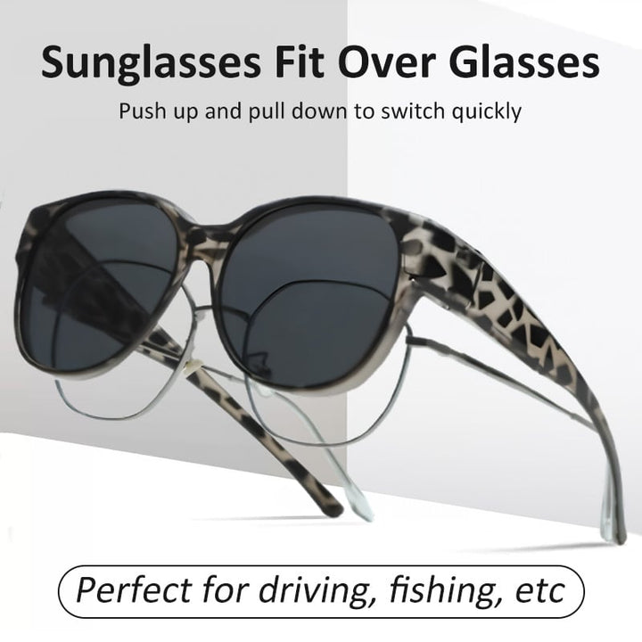 😎UV400 Protection Fit Over Glasses Sunglasses
