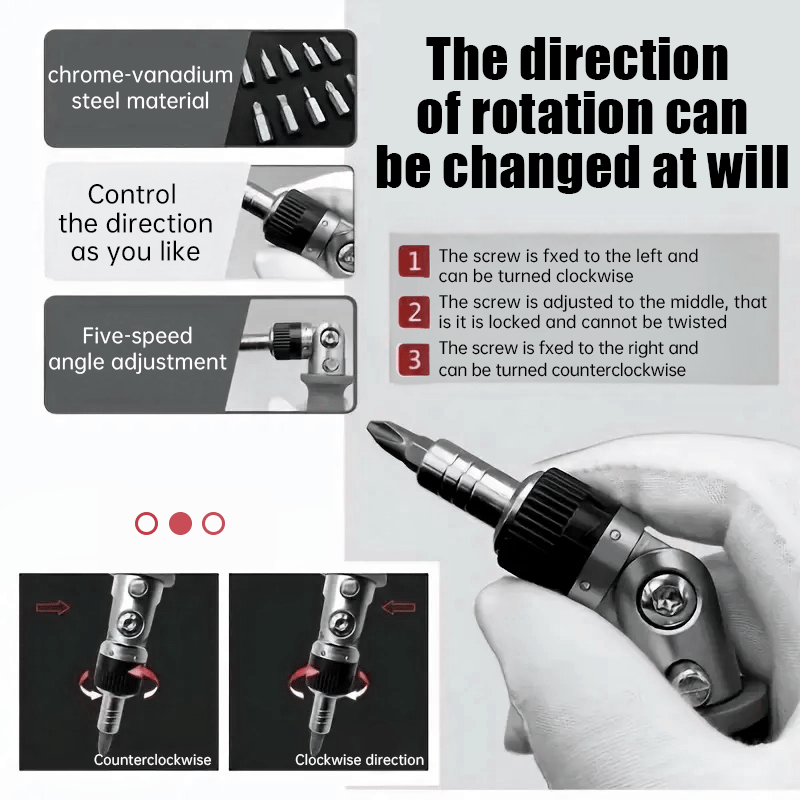 Dad's favorite gadget-49% OFF 🔥 11-in-1 Ratchet Screwdriver Set 🔧