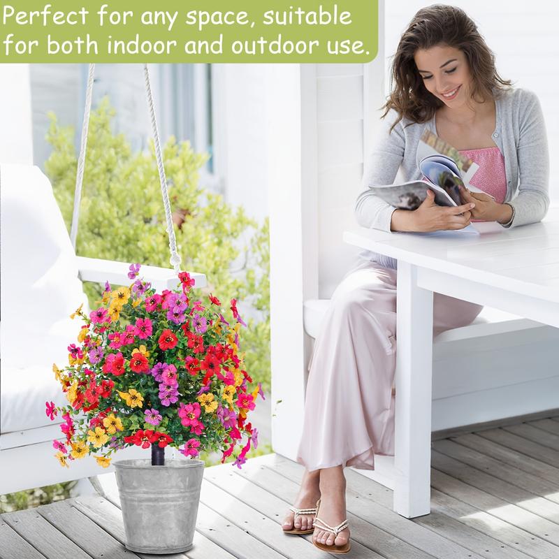 Artificial Flowers for Outdoor Indoor Garden Home Decoration