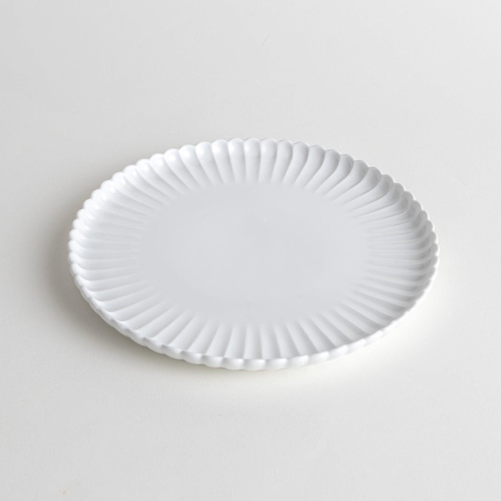Chrysanthemum Carved Salad Plate