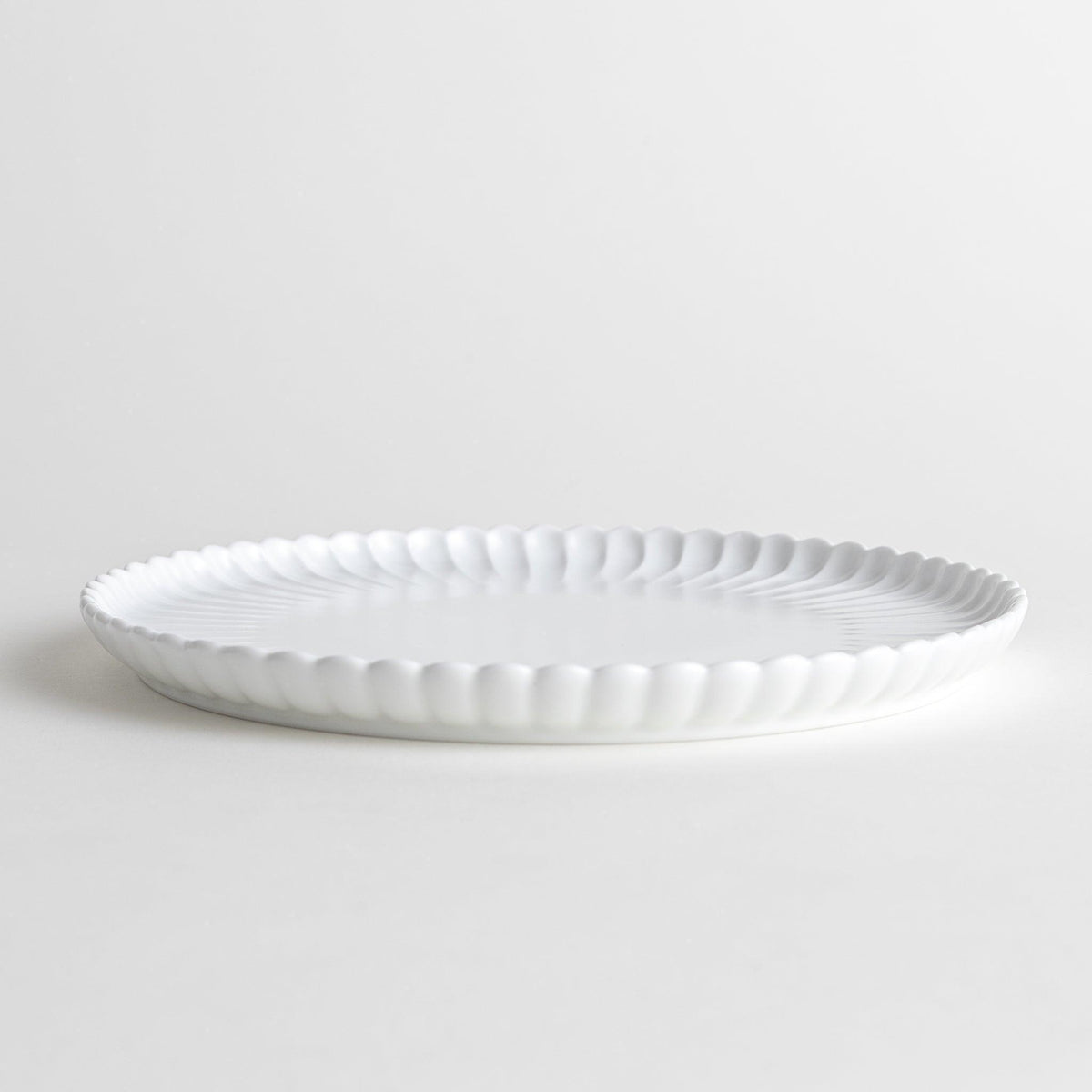 Chrysanthemum Carved Salad Plate