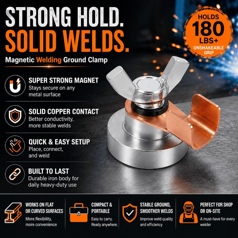 Strong Magnet Welding Ground