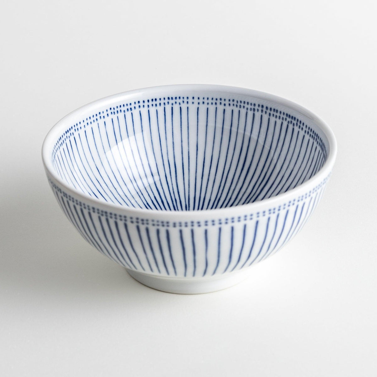 Dotted Stripe Donburi Bowl