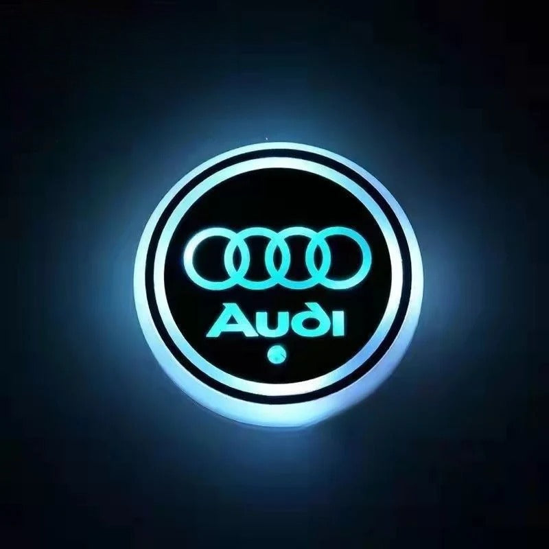 2PCS LED Car Coasters