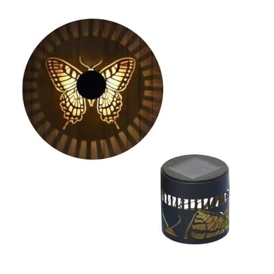 Solar Mandala Projector Wall Light