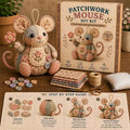 Charming Patchwork Mouse DIY Kit