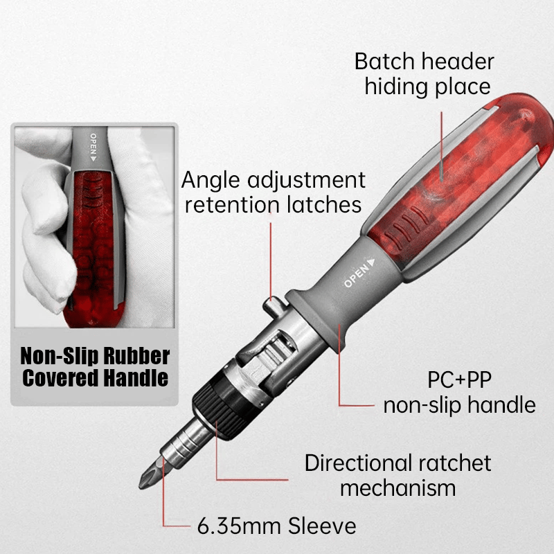 Dad's favorite gadget-49% OFF 🔥 11-in-1 Ratchet Screwdriver Set 🔧