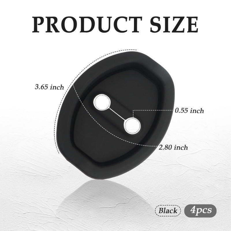 Eptchn Universal Silicone Car Door Covers Protector (4 PACK)