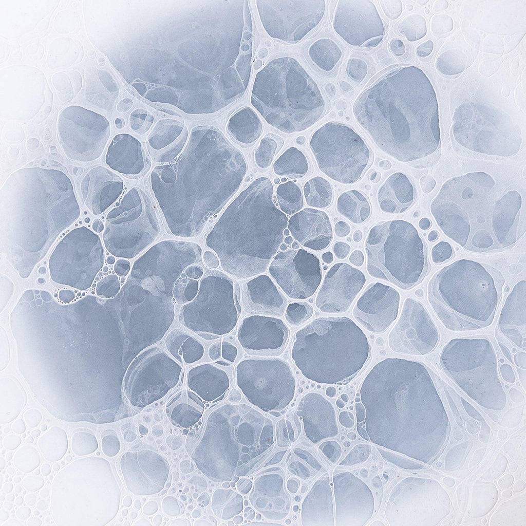 Gray Bubble: Three-Piece Plate Set