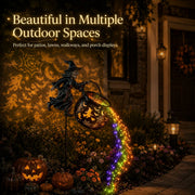 🔥HOT SALE🔥🎃 Halloween Witch Cauldron Garden Light – Magical Outdoor Yard Decor 🧙‍♀️
