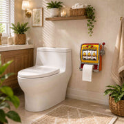 Retro Slot Machine Shaped Limited Edition Toilet Paper Holder, Wall-Mounted Toilet Wall Decor, Restroom Accessory, Housewarming Gift for Friends