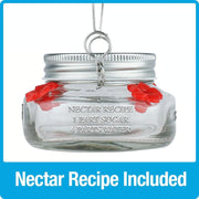 🎉 Beautiful Plastic Jar Hummingbird Feeder W/ Four Ports