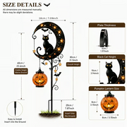🎉🎃Halloween Early Bird Special Sale 49% OFF-Pumpkin Moon Garden Stake Light